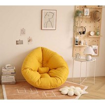 라탄 그네의자쿠션 라운드쿠션, C