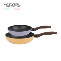 요트클럽 파스텔로 IH 팬 2종 후라이팬 20cm + 디프팬 24cm 인덕션겸용 세라믹코팅팬