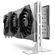 Antec GPU 지원 브래킷 그래픽 카드 GPU 브레이스 지원 비디오 카드 처짐 홀더 홀스터 브래킷 (블랙), White