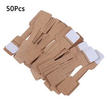50// 빈 가격 태그 목걸이 반지 레이블 종이 스티커 쥬얼리 디스플레이 카드 Hangtag, 01 50PCS