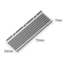 jonsbo 라디에이터 방열판 냉각 패드 m.2 2280 nvme ssd heat disk 알루미늄 방열판 방열 패드 for m2 desktop pc, 협력사, 은