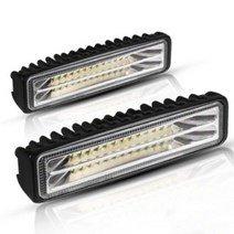 led 초강력 사냥용 써치라이트 후레쉬 1pc2pcs 방수 72W LED 작업 빛 오프로드 차량 조명 12-24V 고휘도 자동차 바 검색 표시 등, 2개