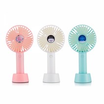 화평플러스몰 샬롬 휴대용선풍기 손선풍기 핸디선풍기 여름성경학교 교회선물, 휴대용선풍기_핑크, 샬롬선풍기