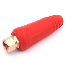 유럽 ​​용접기 퀵 피팅 여성 남성 케이블 커넥터 소켓 플러그 어댑터 dkj 10-25 35-50 50-70 케이블 커넥터, 1pcs dkj35-50 레드