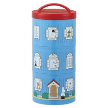 수팡)무민 하우스 원형3단 도시락 480ml 수납보관용기, 단품