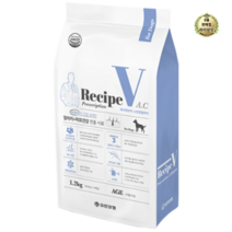 라이브잇 유한양행 Recipe V 반려견 처방식사료, 15개, 1.2kg, 알러지+피모