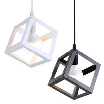LED 망고 큐브 헤이그 1등 팬던트 인테리어조명 블랙 화이트
