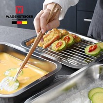 재료준비 부터 손질까지 직사각 스테인레스 쟁반/트레이 3종 세트, 스텐 사각 트레이 3종 세트 02호