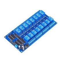 아두이노키트 프로그래밍 전자 아두이노 모듈 부품 5v 12v 24v 릴레이 모듈 1 2 4 6 8 광 커플러가있는 16 웨이 표시기가있는 arduino 장치 제어용 절연 출력, 24v16 방식
