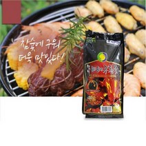 SCJ 프리미엄 웰빙 바베큐 참숯 착화탄포함 캠핑 차콜, 1kg