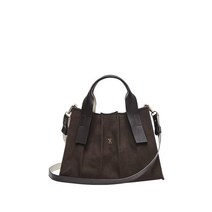 조셉앤스테이시JOSEPH&STACEY Lucky Pleats Canvas Tote S Dark Brown 0JSN3TT40203F
