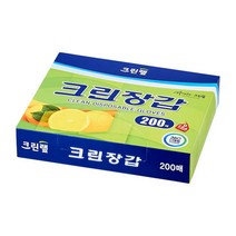 크린랩 크린랲 위생 비닐장갑 200매입 일회용품 1회용 주방/요리/다용도, 1개, 200개입