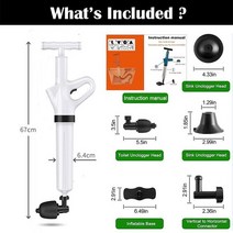 1마력모터 수중펌프 양수기전문 파이프 플런저 및 싱크 차단제 오프너 막힌 압력 화장실 펌프 하수도 청소, Plunger 12