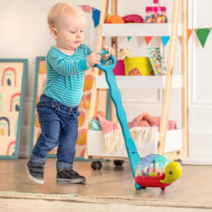 [브랜드B] 팝핑 워커 거북이 12개월 걸음마 연습~5세까지 오래 오래 활용 B. toys Ball Popper & Walker Walk N POP!