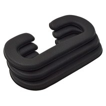 vr 안면 HTC 바이브 커버 Pu 가죽 폼 헤드셋 VR 페이스 쿠션 번들 청소하기 교체 Viv, [01] Black