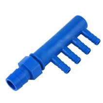 20mm 8mm 션트 공기 펌프 감소 공동 물고기 파이프 스플리터 플라스틱 튜브 정원 물 커넥터 수족관 부품, 1입력-4출력
