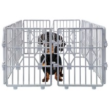 내품애 강아지 울타리 펜스 철장 그레이 24p