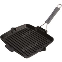 STAUB 스타우브 무쇠 그릴팬 인덕션용 24cm, 스타우브 그릴팬, 1개