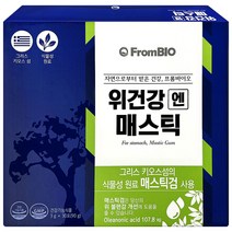 [3개월] 프롬바이오 위 건강기능식품 위건강엔 매스틱 3개월 분, 15포, 6박스