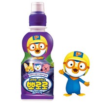팔도 뽀로로 뽀로로음료수x 12개 6종 딸기 사과 밀크 블루베리 바나나 보리차, 1개, 블루베리x12개