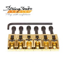그라프텍 PG-0080-G6 Graphtech 스트링 세이버 새들 세트 Gold String Saver Floyd Rose Saddles Set