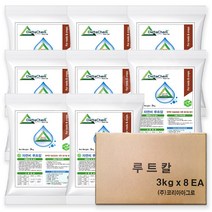 루트칼 3kg x 8 포 한박스 킬레이트 복합비료 칼슘비료 생육증진 코리아아그로 고급모자+장갑+계량수저, 단품, 3000g