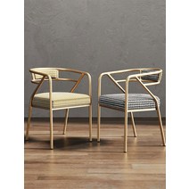 빈티지의자 철제 의자 카페 프랑스 정원 프로방스, 1.블랙, 1개