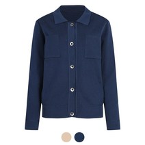 (꼼빠니아)(J.CO에디션) 포켓 카라 니트 가디건(CCCS1-WSC030)