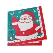 바보사랑 크리스마스냅킨(산타) 테이블 장식 소품 데코 성탄절 .파티쇼