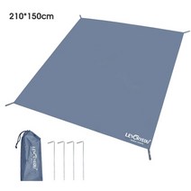 캠핑 텐츠 차박용 매트 Waterproof Tear-resistant Tent Tarp Thicken Picnic Camping Mat Hard-wearing Beach Pad, [06] L Quadrilateral