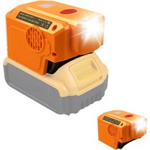 451507 URUN 200W 파워 인버터 발전기 디월트 20V 배터리용 18V DCAC 110120V 휴대용 전원 인버터TypeC 고속 충전이 가능한 어댑터LED 작동 표시등., for DEW