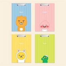 카카오프렌즈 리틀프렌즈 클립보드 A4/파일철/화일철/서류철/사무용품, 라이언