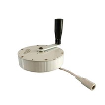 미니 자가 발전기 비상 소형 휴대용 발전기 수동 충전기 무소음 캠핑용, 1개