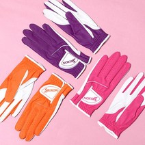 던롭 던롭 스릭슨 하이브리드 컬러 여성 양손 골프장갑, 18호 양손