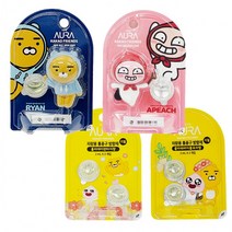 LG 아우라 카카오프렌즈 차량용 통풍구 방향제 라이언 어피치 클립형