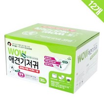 중형견 부드러운기저귀패드 시바견 소변생리대패드 중형 12묶음, 상세페이지 참조