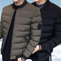 남자 겨울 항공점퍼 경량숏패딩 남성 겨울 작업복 잠바