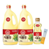 해표 식용유 1.8L x 2개 + 식용유 500ml x 1개