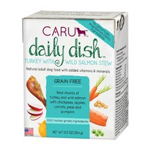 카루 CARU 데일리 디쉬 칠면조 연어 스튜 강아지 습식사료 354g, 칠면조 연어 스튜 354g