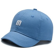 창짧은모자 챙짧은 숏챙 여름 여성 남성 수 놓은 편지 m 야구 모자 솔리드 스냅 백 챙
