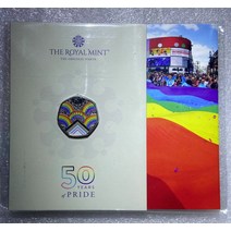 우승 동전 컬러 런던 영국 2022 50p 기념 기념주화 수집동전 옛지폐