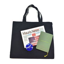 무지 캔버스 에코백 블랙 가로 대형