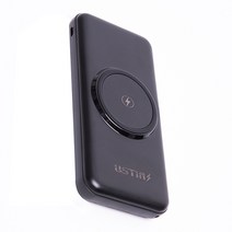 우스틴스 멀티포트 충전 무선 충전 보조배터리 10000mAH, 검정