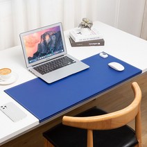 세계일주 스마트 온열 데스크 마우스 전기 매트 가열 테이블 매트, 사파이어 블루, 작은 (60*36) 두께 5mm