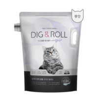 디그앤롤 대용량 핑크젤리 에어솔루션 고양이 모래 무향, 12kg, 1개