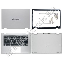 Dell Inspiron 13 7347 7348 7359 시리즈 LCD 후면 커버 전면 베젤 팜 쿠션 하단 케이스 C 0V5CHP 실버, Silver ABCDH 2