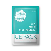 아이스팩 친환경 반제품 물주입 물사용 보냉 얼음 쿨팩 특대형, 1개