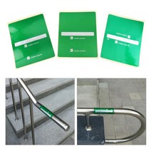 시각장애인 핸드레일 스티커 촉지판 안내판 표찰, 내려감