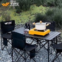 홈풀테이블 캠핑 접이식 폴딩 테이블 야외 테이블과 의자 접이식 휴대용 피크닉 테이블 알루미늄 합금 계란 롤 테이블 캠핑 테이블 세트 캠핑 장비 용품, [24] 밸류 패키지 C [은색 캐노피 + 테이블 1개