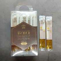 허니스틱 하루벌꿀 천연벌꿀 60회분 아카시아꿀 야생화꿀 피나무꿀, 100% 천연 피나무 벌꿀스틱 10g x 90스틱